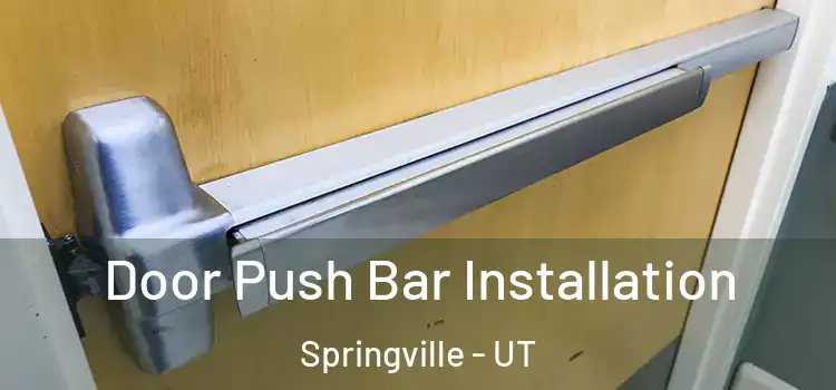 Door Push Bar Installation Springville - UT
