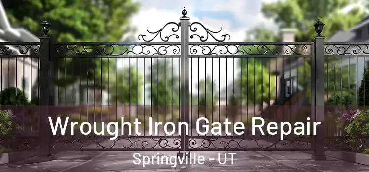  Wrought Iron Gate Repair Springville - UT